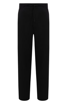 Мужские брюки STONE ISLAND черного цвета, арт. 751930204 | Фото 1 (Длина (брюки, джинсы): Стандартные; Материал внешний: Синтетический материал; Случай: Повседневный; Стили: Кэжуэл)