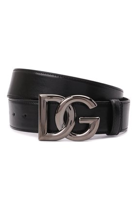 Мужской кожаный ремень DOLCE & GABBANA черного цвета по цене 32600 руб., арт. BC4630/A0776 | Фото 1 Мужской кожаный ремень DOLCE & GABBANA черного цвета, арт. BC4630/A0776 | Фото 1 (Случай: Повседневный)