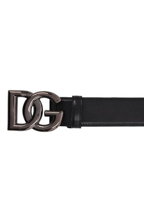 Мужской кожаный ремень DOLCE & GABBANA черного цвета по цене 32600 руб., арт. BC4630/A0776 | Фото 4 Мужской кожаный ремень DOLCE & GABBANA черного цвета, арт. BC4630/A0776 | Фото 4 (Случай: Повседневный)