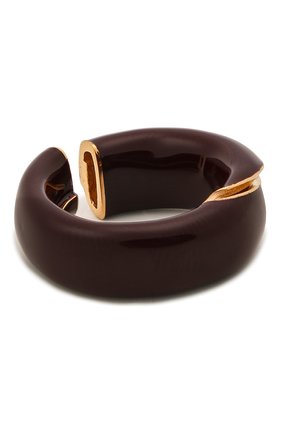 Женское кольцо BOTTEGA VENETA коричневого цвета, арт. 666044/VAHU4 | Фото 1 (Материал: Серебро)