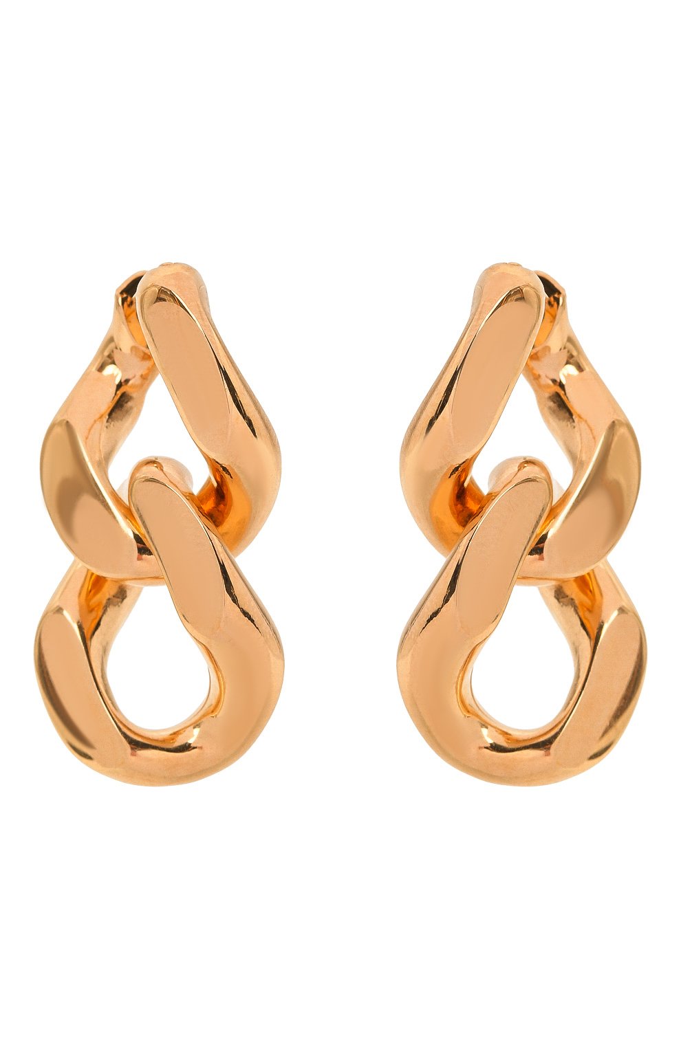 Женские серьги BOTTEGA VENETA золотого цвета, арт. 589306/VAHU0 | Фото 1 (Материал: Серебро)