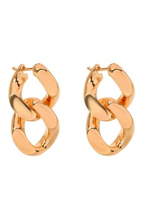 Женские серьги BOTTEGA VENETA золотого цвета по цене 56550 руб., арт. 589306/VAHU0 | Фото 3 Женские серьги BOTTEGA VENETA золотого цвета, арт. 589306/VAHU0 | Фото 3 (Материал: Серебро)
