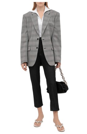 Женский хлопковый пуловер JIL SANDER белого цвета по цене 28200 руб., арт. JPPT705503-WT257108 | Фото 2 Женский хлопковый пуловер JIL SANDER белого цвета, арт. JPPT705503-WT257108 | Фото 2 (Рукава: Длинные; Материал внешний: Хлопок; Длина (для топов): Стандартные; Женское Кросс-КТ: Пуловер-одежда; Стили: Кэжуэл)