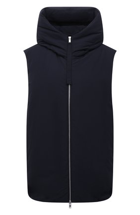 Женский пуховый жилет JIL SANDER темно-синего цвета по цене 115000 руб., арт. JPPT441094-WT441100 | Фото 1 Женский пуховый жилет JIL SANDER темно-синего цвета, арт. JPPT441094-WT441100 | Фото 1 (Длина (верхняя одежда): До середины бедра; Материал утеплителя: Пух и перо; Материал подклада: Синтетический материал; Материал внешний: Синтетический материал; Стили: Спорт-шик; Кросс-КТ: Куртка, Пуховик)