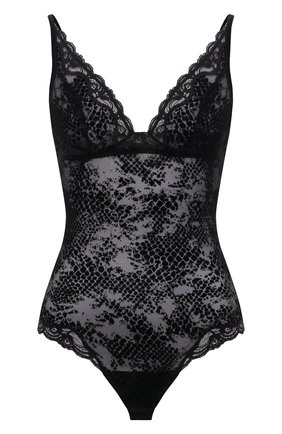 Женское боди ANDRES SARDA черного цвета по цене 20590 руб., арт. 3309540 | Фото 1 Женское боди ANDRES SARDA черного цвета, арт. 3309540 | Фото 1 (Материал внешний: Синтетический материал)