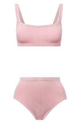 Женский раздельный купальник HUNZA G розового цвета по цене 14500 руб., арт. PATRICIA NILE BIKINI METALLIC NILE | Фото 1 Женский раздельный купальник HUNZA G розового цвета, арт. PATRICIA NILE BIKINI METALLIC NILE | Фото 1 (Материал внешний: Синтетический материал; Женское Кросс-КТ: Раздельные купальники)