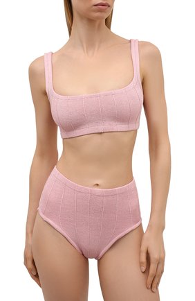 Женский раздельный купальник HUNZA G розового цвета по цене 14500 руб., арт. PATRICIA NILE BIKINI METALLIC NILE | Фото 2 Женский раздельный купальник HUNZA G розового цвета, арт. PATRICIA NILE BIKINI METALLIC NILE | Фото 2 (Материал внешний: Синтетический материал; Женское Кросс-КТ: Раздельные купальники)