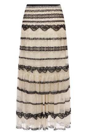 Женская юбка REDVALENTINO черно-белого цвета по цене 64150 руб., арт. WR0RA01Y/66E | Фото 1 Женская юбка REDVALENTINO черно-белого цвета, арт. WR0RA01Y/66E | Фото 1 (Материал подклада: Синтетический материал; Длина Ж (юбки, платья, шорты): Миди; Материал внешний: Синтетический материал; Стили: Романтичный; Женское Кросс-КТ: Юбка-одежда)