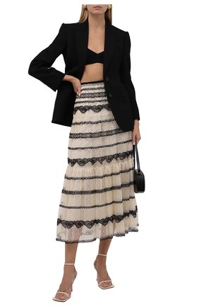 Женская юбка REDVALENTINO черно-белого цвета по цене 64150 руб., арт. WR0RA01Y/66E | Фото 2 Женская юбка REDVALENTINO черно-белого цвета, арт. WR0RA01Y/66E | Фото 2 (Материал подклада: Синтетический материал; Длина Ж (юбки, платья, шорты): Миди; Материал внешний: Синтетический материал; Стили: Романтичный; Женское Кросс-КТ: Юбка-одежда)