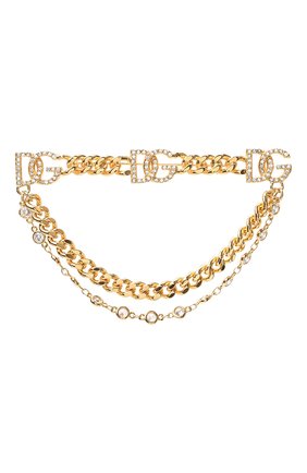 Женская брошь DOLCE & GABBANA золотого цвета по цене 62250 руб., арт. WPN6L0/W1111 | Фото 1 Женская брошь DOLCE & GABBANA золотого цвета, арт. WPN6L0/W1111 | Фото 1 (Материал: Металл)