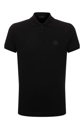 Мужское хлопковое поло MONCLER черного цвета по цене 25600 руб., арт. G2-091-8A000-11-84556 | Фото 1 Мужское хлопковое поло MONCLER черного цвета, арт. G2-091-8A000-11-84556 | Фото 1 (Рукава: Короткие; Материал внешний: Хлопок; Длина (для топов): Стандартные; Застежка: Пуговицы; Стили: Кэжуэл)