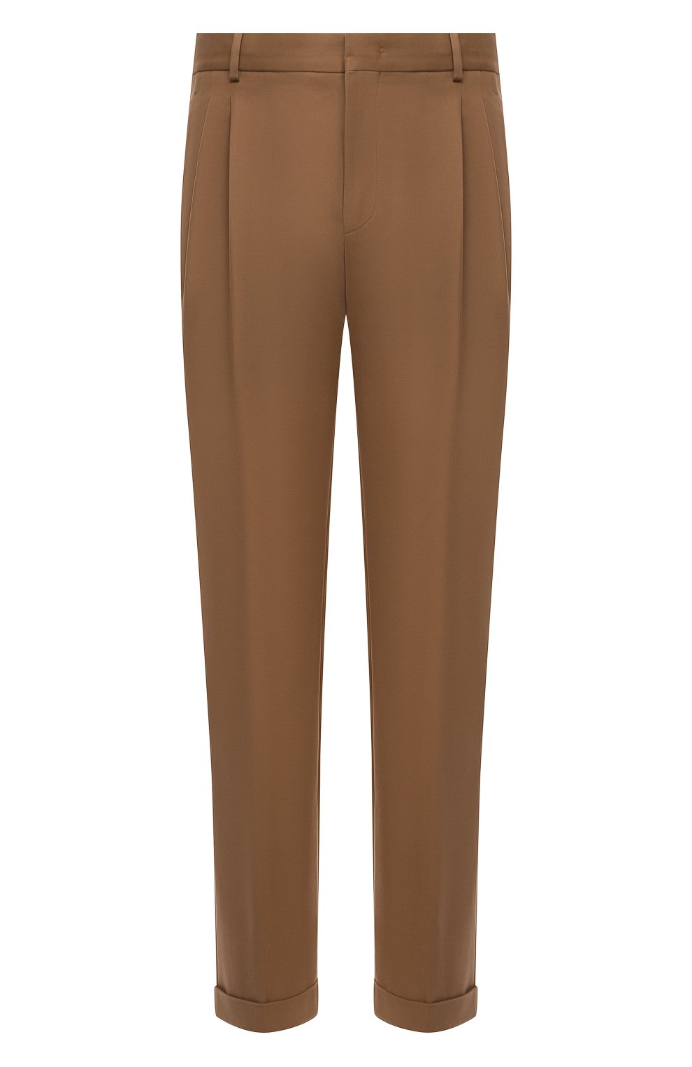 Мужские хлопковые брюки LORO PIANA светло-коричневого цвета, арт. FAL8006 | Фото 1 (Длина (брюки, джинсы): Стандартные; Случай: Повседневный; Материал внешний: Хлопок)