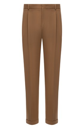 Мужские хлопковые брюки LORO PIANA светло-коричневого цвета, арт. FAL8006 | Фото 1 (Материал внешний: Хлопок; Случай: Повседневный; Длина (брюки, джинсы): Стандартные)