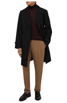 Мужские хлопковые брюки LORO PIANA светло-коричневого цвета, арт. FAL8006 | Фото 2 (Длина (брюки, джинсы): Стандартные; Случай: Повседневный; Материал внешний: Хлопок)