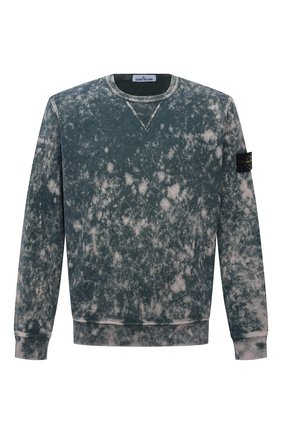Мужской хлопковый свитшот STONE ISLAND темно-бирюзового цвета по цене 24350 руб., арт. 751561538 | Фото 1 Мужской хлопковый свитшот STONE ISLAND темно-бирюзового цвета, арт. 751561538 | Фото 1 (Материал внешний: Хлопок; Рукава: Длинные; Длина (для топов): Стандартные; Мужское Кросс-КТ: свитшот-одежда; Принт: Без принта; Стили: Гранж)