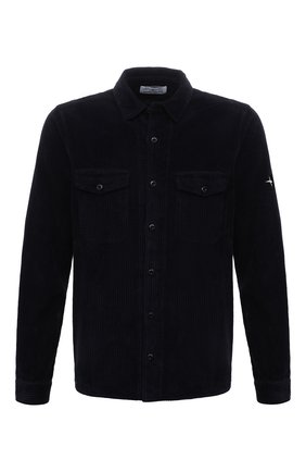 Мужская хлопковая рубашка STONE ISLAND темно-синего цвета по цене 25100 руб., арт. 751512111 | Фото 1 Мужская хлопковая рубашка STONE ISLAND темно-синего цвета, арт. 751512111 | Фото 1 (Рукава: Длинные; Длина (для топов): Стандартные; Материал внешний: Хлопок; Случай: Повседневный; Принт: Однотонные; Стили: Кэжуэл; Манжеты: На пуговицах; Воротник: Кент)
