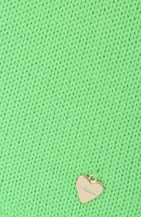 Детский шерстяной шарф IL TRENINO салатового цвета, арт. 21 4030 | Фото 2 (Материал: Шерсть, Текстиль)