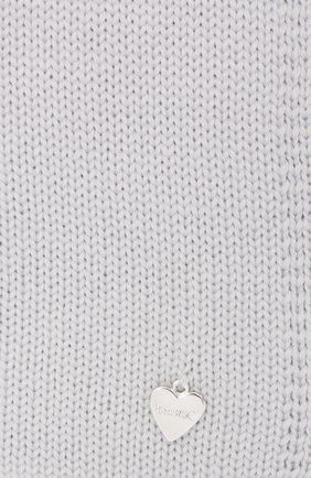 Детский шерстяной шарф IL TRENINO светло-серого цвета, арт. 21 4030 | Фото 2 (Материал: Шерсть, Текстиль)