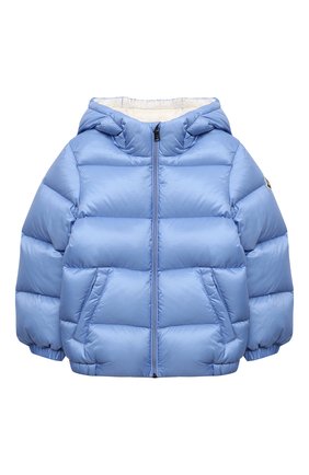 Детского пуховая куртка MONCLER голубого цвета по цене 32200 руб., арт. G2-951-1A539-20-53334 | Фото 1 Детского пуховая куртка MONCLER голубого цвета, арт. G2-951-1A539-20-53334 | Фото 1 (Материал утеплителя: Пух и перо; Материал подклада: Хлопок; Материал внешний: Синтетический материал; Рукава: Длинные)