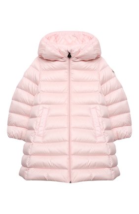 Детского пуховое пальто MONCLER розового цвета по цене 39200 руб., арт. G2-951-1C505-10-53048 | Фото 1 Детского пуховое пальто MONCLER розового цвета, арт. G2-951-1C505-10-53048 | Фото 1 (Материал подклада: Хлопок; Материал внешний: Синтетический материал; Материал утеплителя: Пух и перо; Рукава: Длинные)