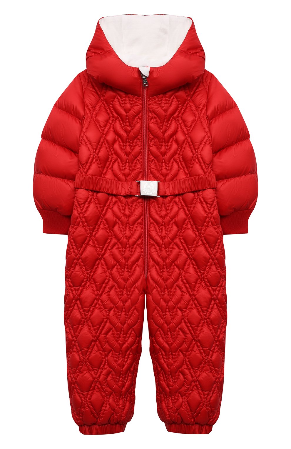 Детский пуховый комбинезон MONCLER красного цвета, арт. G2-951-1G523-10-53048 | Фото 1