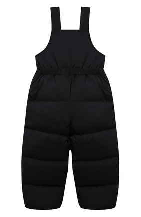 Детские пуховый комбинезон MONCLER черного цвета по цене 25600 руб., арт. G2-951-2A500-00-53333 | Фото 2 Детские пуховый комбинезон MONCLER черного цвета, арт. G2-951-2A500-00-53333 | Фото 2 (Материал утеплителя: Пух и перо; Материал подклада: Хлопок; Материал внешний: Синтетический материал)