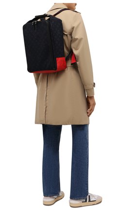 Мужской текстильный рюкзак hop'n zip CHRISTIAN LOUBOUTIN темно-синего цвета по цене 121000 руб., арт. 3215030/H0P`N ZIP | Фото 2 Мужской текстильный рюкзак hop'n zip CHRISTIAN LOUBOUTIN темно-синего цвета, арт. 3215030/H0P`N ZIP | Фото 2 (Материал: Текстиль; Размер: large)
