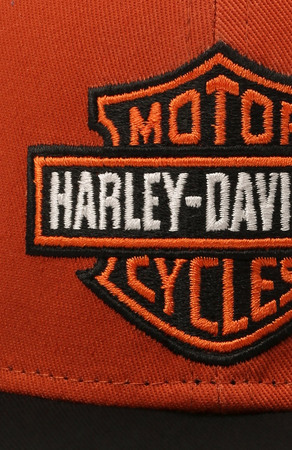 Мужской хлопковая бейсболка HARLEY-DAVIDSON оранжевого цвета, арт. 97700-21VM | Фото 4 (Материал: Текстиль, Хлопок)