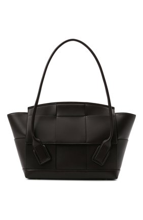 Женская сумка arco medium BOTTEGA VENETA темно-коричневого цвета по цене 299500 руб., арт. 598244/VMAP1 | Фото 1 Женская сумка arco medium BOTTEGA VENETA темно-коричневого цвета, арт. 598244/VMAP1 | Фото 1 (Материал: Натуральная кожа; Сумки-технические: Сумки top-handle; Размер: medium)