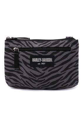 Женская сумка HARLEY-DAVIDSON темно-серого цвета по цене 3490 руб., арт. LCC4539-Zebra | Фото 1 Женская сумка HARLEY-DAVIDSON темно-серого цвета, арт. LCC4539-Zebra | Фото 1 (Материал: Текстиль; Сумки-технические: Сумки через плечо; Размер: small)
