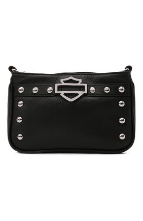 Женская сумка HARLEY-DAVIDSON черного цвета по цене 12600 руб., арт. RD5541L-Black | Фото 1 Женская сумка HARLEY-DAVIDSON черного цвета, арт. RD5541L-Black | Фото 1 (Материал: Натуральная кожа; Сумки-технические: Сумки через плечо; Размер: small)