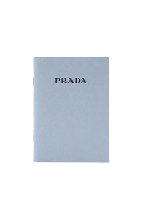 Записная книжка PRADA голубого цвета по цене 2500 руб., арт. 2AR065-2D8V-F0013 | Фото 1 Записная книжка PRADA голубого цвета, арт. 2AR065-2D8V-F0013 | Фото 1