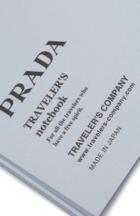 Записная книжка PRADA голубого цвета по цене 2500 руб., арт. 2AR065-2D8V-F0013 | Фото 4 Записная книжка PRADA голубого цвета, арт. 2AR065-2D8V-F0013 | Фото 4