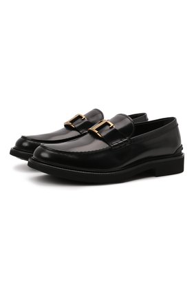 Мужские кожаные лоферы TOD’S черного цвета по цене 53500 руб., арт. XXM06H0ER60LYG | Фото 1 Мужские кожаные лоферы TOD’S черного цвета, арт. XXM06H0ER60LYG | Фото 1 (Материал внутренний: Натуральная кожа; Стили: Классический)