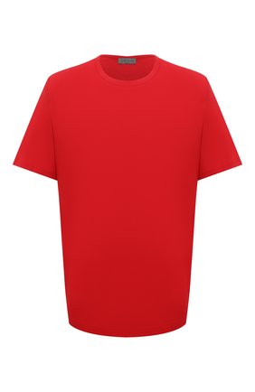 Мужская хлопковая футболка YOHJI YAMAMOTO красного цвета по цене 19850 руб., арт. HX-T02-070 | Фото 1 Мужская хлопковая футболка YOHJI YAMAMOTO красного цвета, арт. HX-T02-070 | Фото 1 (Материал внешний: Хлопок; Рукава: Короткие; Длина (для топов): Удлиненные; Принт: Без принта)