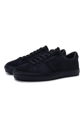 Мужские замшевые кеды new monaco MONCLER темно-синего цвета по цене 43900 руб., арт. G2-09A-4M714-00-01587 | Фото 1 Мужские замшевые кеды new monaco MONCLER темно-синего цвета, арт. G2-09A-4M714-00-01587 | Фото 1 (Материал внутренний: Натуральная кожа, Текстиль; Материал внешний: Замша, Кожа; Подошва: Массивная; Материал утеплителя: Без утеплителя; Стили: Классический)