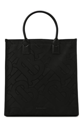 Мужская текстильная сумка-тоут BURBERRY черного цвета по цене 105000 руб., арт. 8043691 | Фото 1 Мужская текстильная сумка-тоут BURBERRY черного цвета, арт. 8043691 | Фото 1 (Ремень/цепочка: На ремешке; Материал: Текстиль; Размер: large)