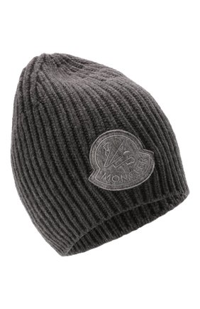 Мужская шапка из кашемира и шерсти 2 moncler 1952 MONCLER GENIUS серого цвета по цене 25100 руб., арт. G2-092-3B000-08-M1213 | Фото 1 Мужская шапка из кашемира и шерсти 2 moncler 1952 MONCLER GENIUS серого цвета, арт. G2-092-3B000-08-M1213 | Фото 1 (Материал: Кашемир, Шерсть; Кросс-КТ: Трикотаж)
