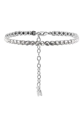 Мужского анклет AMINA MUADDI серебряного цвета по цене 37850 руб., арт. TENNIS ANKLET/CRYSTALS SILVER BASE/SWA | Фото 1 Мужского анклет AMINA MUADDI серебряного цвета, арт. TENNIS ANKLET/CRYSTALS SILVER BASE/SWA | Фото 1