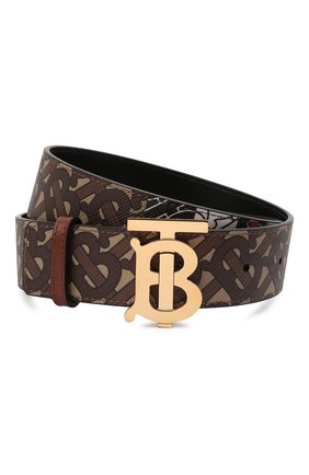 Женский ремень BURBERRY темно-коричневого цвета по цене 30800 руб., арт. 8046545 | Фото 1 Женский ремень BURBERRY темно-коричневого цвета, арт. 8046545 | Фото 1 (Материал: Пластик)
