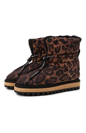 Женские текстильные сапоги DOLCE & GABBANA леопардового цвета по цене 65200 руб., арт. CK1891/A0841 | Фото 1 Женские текстильные сапоги DOLCE & GABBANA леопардового цвета, арт. CK1891/A0841 | Фото 1 (Материал внутренний: Текстиль; Подошва: Платформа; Материал внешний: Текстиль; Высота голенища: Низкие; Каблук высота: Без каблука; Каблук тип: Устойчивый)