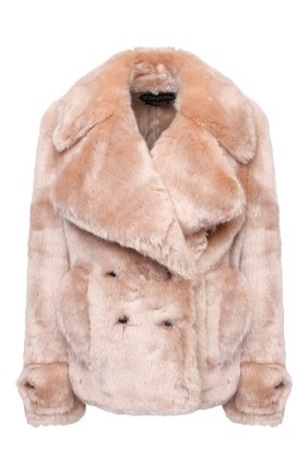 Женская шуба TOM FORD светло-розового цвета по цене 285000 руб., арт. CSF644-FUF019 | Фото 1 Женская шуба TOM FORD светло-розового цвета, арт. CSF644-FUF019 | Фото 1 (Длина (верхняя одежда): Короткие; Материал подклада: Вискоза, Синтетический материал; Материал внешний: Синтетический материал; Рукава: Длинные; Стили: Гламурный; Женское Кросс-КТ: Экомех)