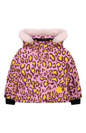 Детская пуховая куртка DOLCE & GABBANA розового цвета по цене 76300 руб., арт. L5JBJU/G7A6Q/2-6 | Фото 1 Детская пуховая куртка DOLCE & GABBANA розового цвета, арт. L5JBJU/G7A6Q/2-6 | Фото 1 (Материал утеплителя: Пух и перо; Рукава: Длинные; Материал подклада: Синтетический материал; Материал внешний: Синтетический материал; Девочки Кросс-КТ: Пуховик-верхняя одежда; Кросс-КТ: Сезон: зима; Ростовка одежда: 3 года | 98 см, 4 года | 104 см, 5 лет | 110 см, 6 лет | 116 см)