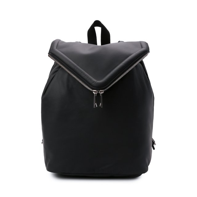 Кожаный рюкзак Bottega Veneta черного цвета