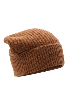 Мужская шерстяная шапка MAISON MARGIELA коричневого цвета, арт. S50TC0053/S17849 | Фото 1 (Материал: Шерсть, Текстиль; Кросс-КТ: Трикотаж)
