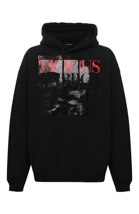 Мужской хлопковое худи DSQUARED2 черного цвета по цене 52850 руб., арт. S71GU0472/S25042 | Фото 1 Мужской хлопковое худи DSQUARED2 черного цвета, арт. S71GU0472/S25042 | Фото 1 (Материал внешний: Хлопок; Длина (для топов): Стандартные; Рукава: Длинные; Мужское Кросс-КТ: Худи-одежда; Принт: С принтом)