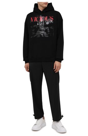 Мужской хлопковое худи DSQUARED2 черного цвета по цене 52850 руб., арт. S71GU0472/S25042 | Фото 2 Мужской хлопковое худи DSQUARED2 черного цвета, арт. S71GU0472/S25042 | Фото 2 (Материал внешний: Хлопок; Длина (для топов): Стандартные; Рукава: Длинные; Мужское Кросс-КТ: Худи-одежда; Принт: С принтом)