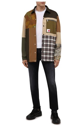 Мужская хлопковая куртка DSQUARED2 разноцветного цвета по цене 79950 руб., арт. S74AM1180/S41794 | Фото 2 Мужская хлопковая куртка DSQUARED2 разноцветного цвета, арт. S74AM1180/S41794 | Фото 2 (Длина (верхняя одежда): До середины бедра; Рукава: Длинные; Материал внешний: Хлопок; Материал подклада: Синтетический материал; Кросс-КТ: Куртка, Ветровка; Стили: Гранж)