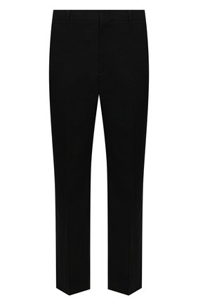 Мужские брюки VALENTINO черного цвета, арт. WV0RBG0070R | Фото 1 (Длина (брюки, джинсы): Стандартные; Материал внешний: Вискоза, Синтетический материал; Случай: Повседневный; Стили: Кэжуэл)