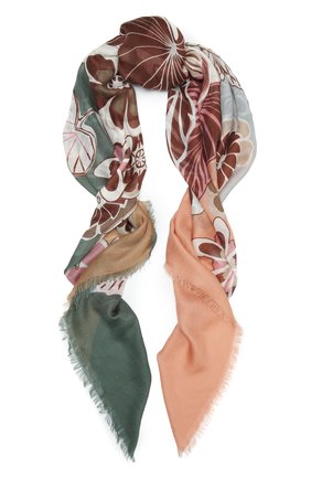 Женская шаль из кашемира и шелка LORO PIANA розового цвета, арт. FAL9262 | Фото 1 (Материал: Текстиль, Кашемир, Шерсть, Шелк)